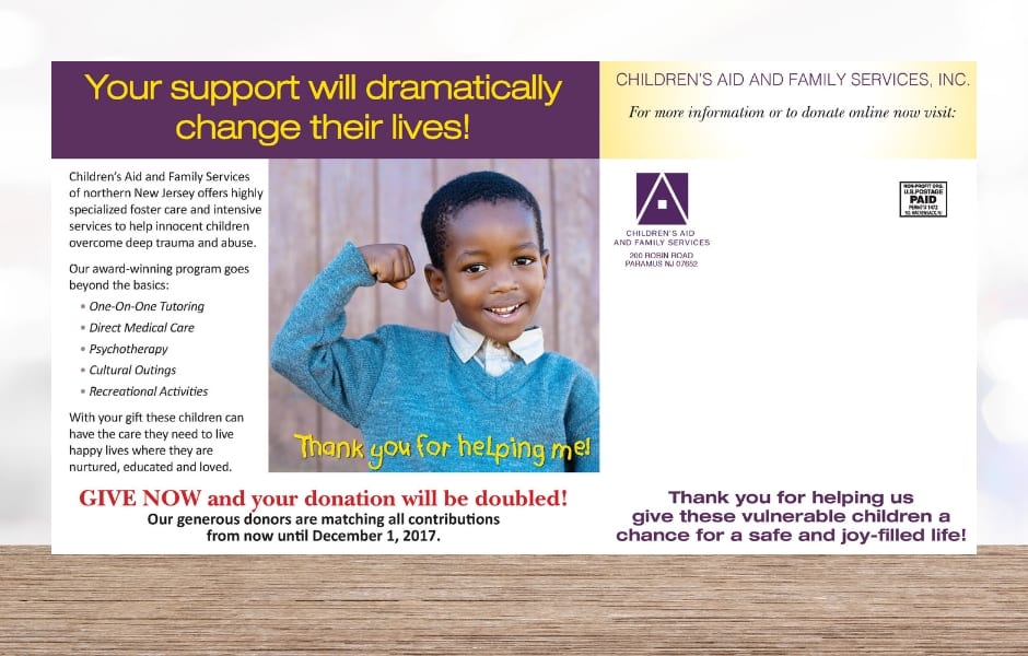 Nonprofit direct mail donor appeals