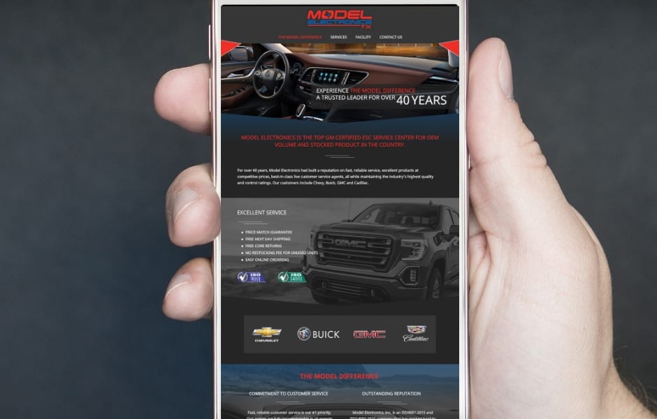 Automotive Parts Top Website Design Firm Company