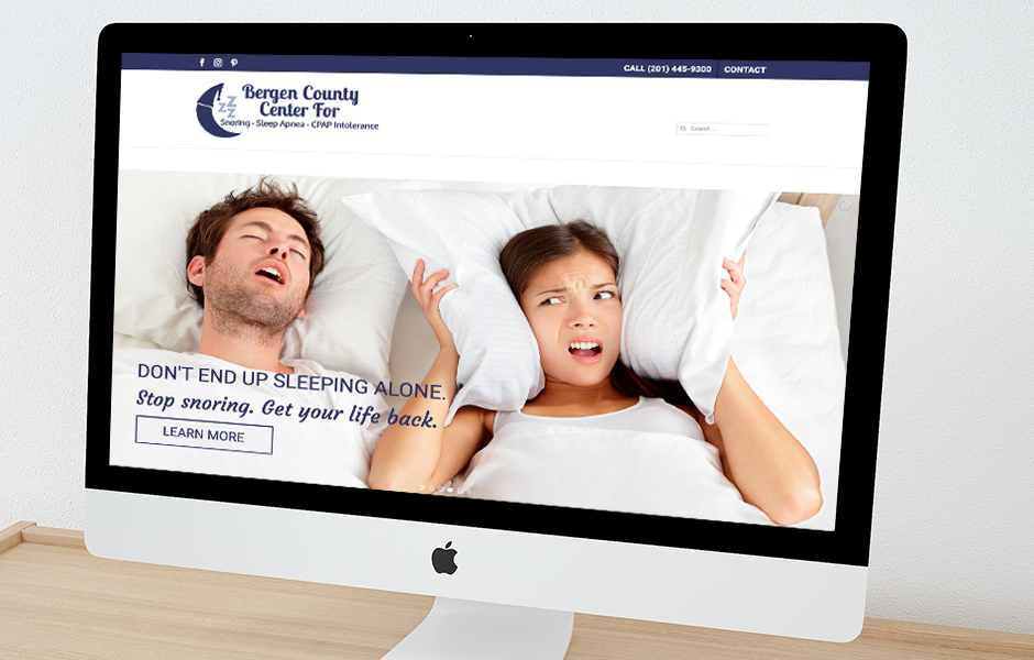 Website Design Sleep Center