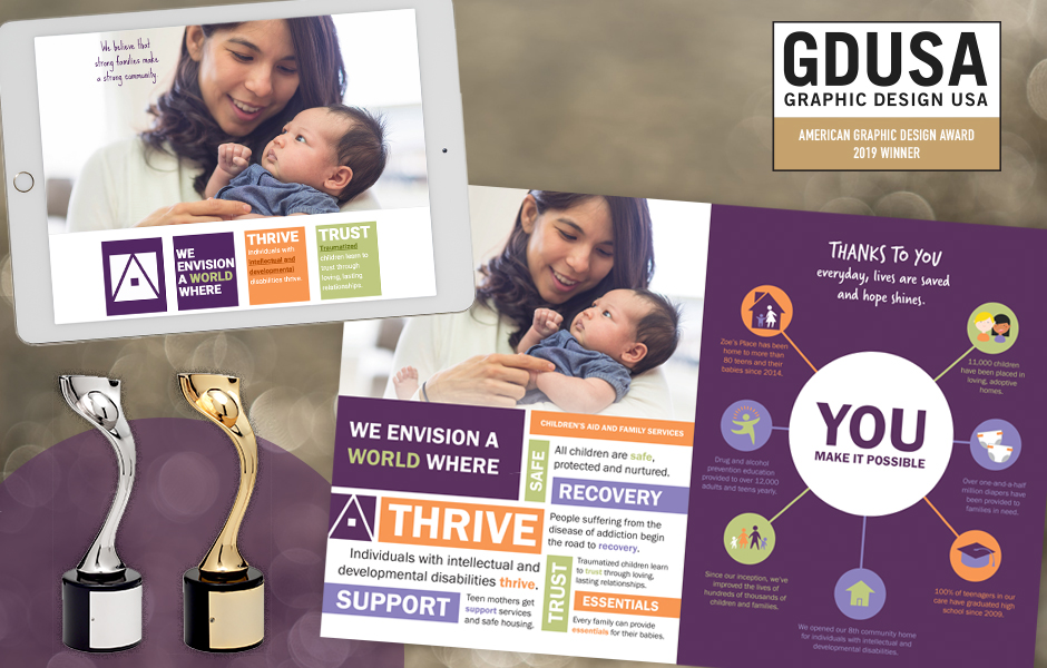 Rapunzel Creative Wins Davey Awards and GDUSA Award