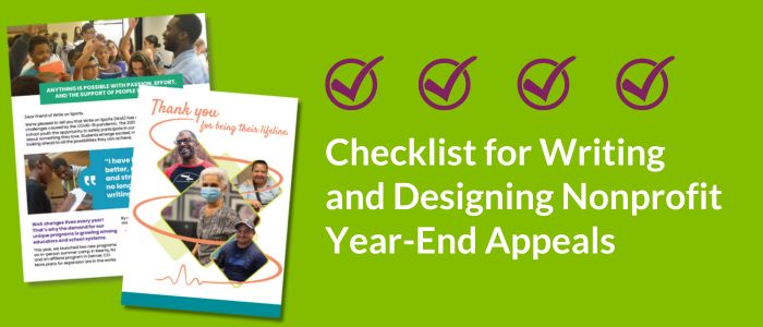 Checklist for Writing and Designing Nonprofit Year-End Appeals